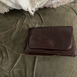 ande clutch purse w/chain